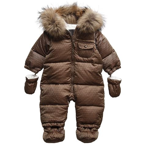 fendi baby snowsuit